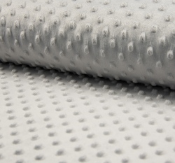 Minky - bublinky šedá myší kožíšek