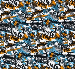 Úplet potisk street style na bílé