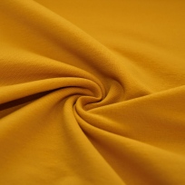 Jednobarevná teplákovina hořčice 290g