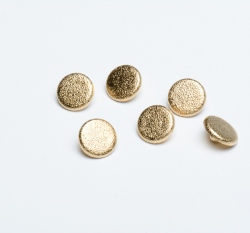 Knoflík kulatý zlatý