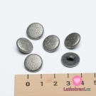 Knoflík kulatý stříbrný