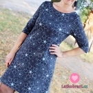 Střih na áčkové šaty Adélka (vel. 36 - 40)