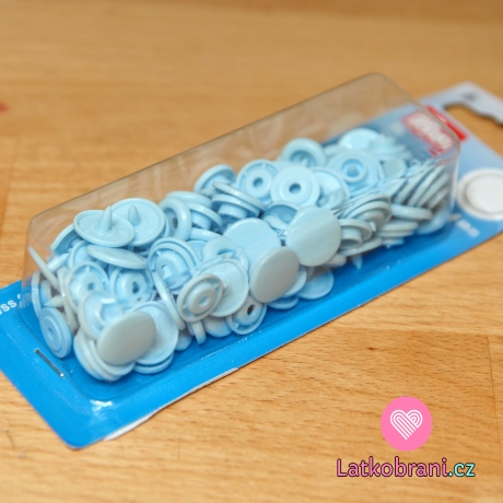 Patentky plastové Color snaps modré baby