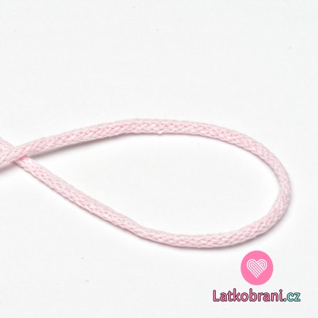 Šňůra BA Ø 5mm Růžová baby