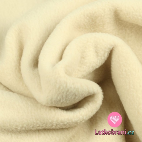 Polar fleece antipiling šampaňské