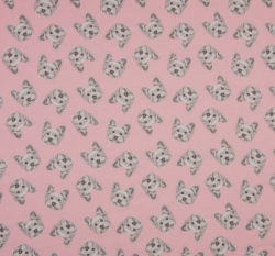 Úplet potisk jorkšíři na růžové