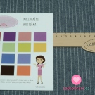 Jeans bavlna stříbrné lurexové proužky na modré