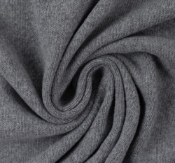 Italská pletenina, počesaná šedá