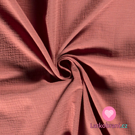 Dvojitá gázovina / mušelín cedrový