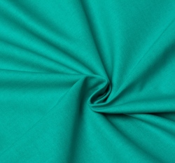 Bavlněné plátno jednobarevné tyrkysové 