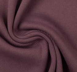 Žebrovaný náplet fialový lila 