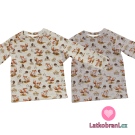 Warmkeeper potisk lištička a ježeček na šedém melé