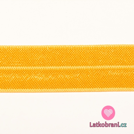 Pruženka lemovací 20mm Žlutá hořčicová