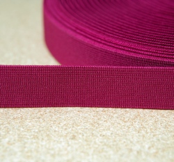 Pruženka barevná amarant 25mm