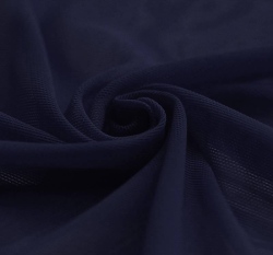 Síťovina strečová námořnická modrá