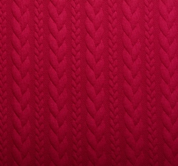 Pletenina copánky červená