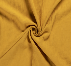 Dvojitá gázovina / mušelín hořčicová