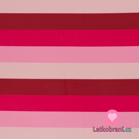 Softshell potisk pravidelné pruhy v růžové