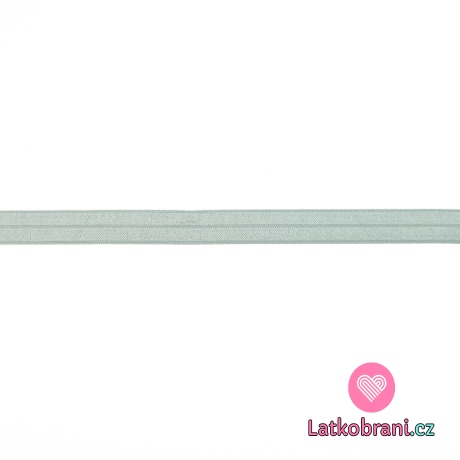 Šikmý proužek / lemovací pruženka šedomodrá 
