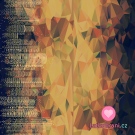 Teplákovina s příměsí modalu potisk abstraktní panoráma na žluto-černé