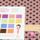 Silky / umělé hedvábí / pavučinka potisk černé puntíky na růžové 