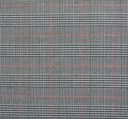 Kostýmová látka černo-bílá kostička 