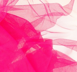 Tyl jednobarevný fuchsiový 