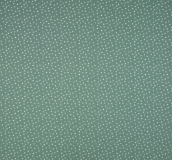 Úplet potisk bílé puntíčky na starozelené