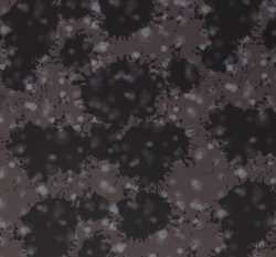 Softshell potisk kaňky na hnědé s fleecem