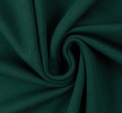 Teplákovina jednobarevná počesaná lahvově zelená 