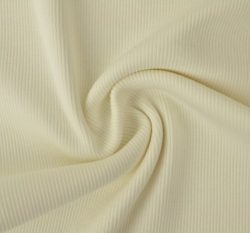 Náplet žebrovaný smetanový