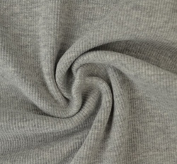 Náplet žebrovaný šedé melé