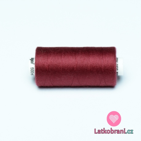 Nitě Hagal - vínová 500m (14x2)