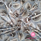 Úplet potisk ježkovy oči... na šedé melé 180g