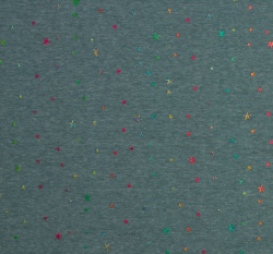 Warmkeeper barevné třpytivé hvězdičky na mátovém melé 