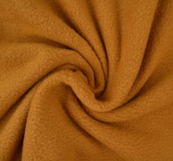 Polar fleece antipilling okrový tmavší