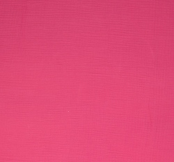 Dvojitá gázovina / mušelín jednobarevný fuchsiově růžový