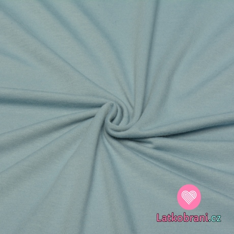 Bambusový úplet jednobarevný modrý