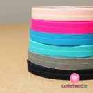 Šikmý proužek / lemovací pruženka šedá tmavší