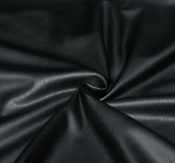 Umělá kůže/Koženka černá lesklá