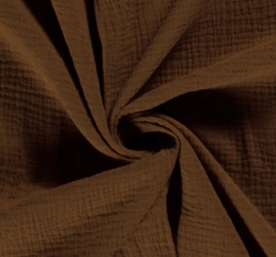 Dvojitá gázovina / mušelín hnědý