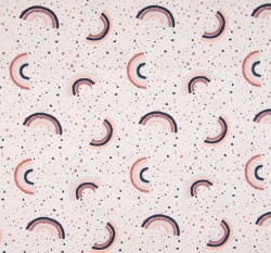 Úplet potisk duha na bílé