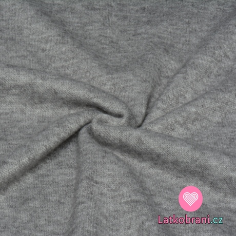Svetrovina šedé melange