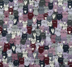 Úplet potisk kočičí párty