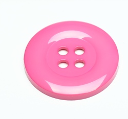 Knoflík mega velký fialkovorůžový