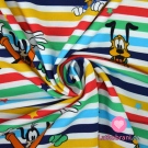 Úplet potisk Mickey a jeho kamarádi na barevných pruzích 