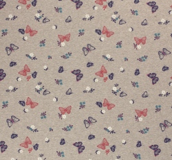 Warmkeeper potisk motýlci na šedém melé