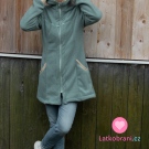 Fleece s beránkem jednobarevný antracitový 