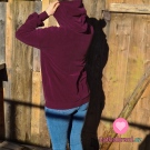 Elastický manšestr vínový 