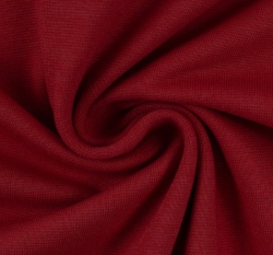 Teplákovina počesaná jednobarevná vínová